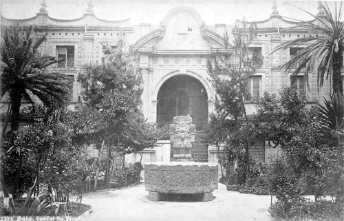Coatlicue at the Catholic University Patio